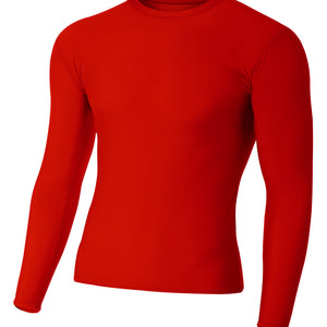 Scarlet A4 A4 Youth Long Sleeve Compression Crew