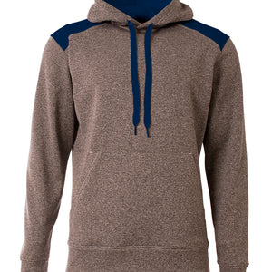 Heather/navy A4 A4 Youth Tourney Fleece Hoodie