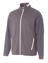 Graphite/white A4 A4 Youth League Full Zip Warm Up Jacket