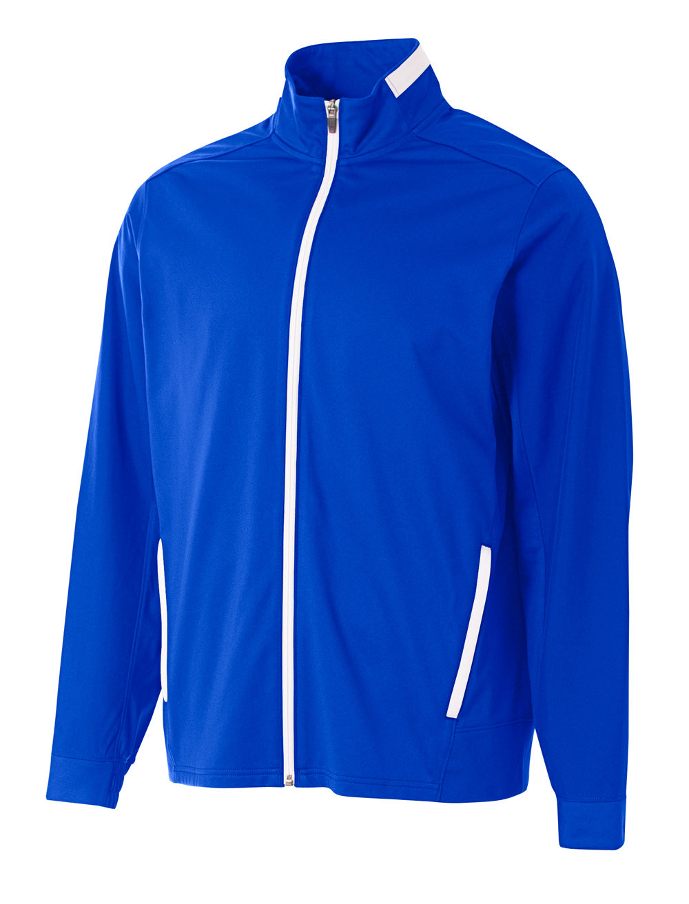 Royal/white A4 A4 Youth League Full Zip Warm Up Jacket