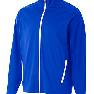Royal/white A4 A4 Youth League Full Zip Warm Up Jacket