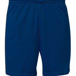Navy A4 A4 Youth Flatback Mesh Short With Pocket