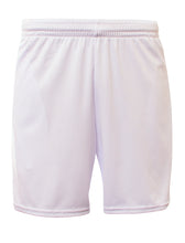 White A4 A4 Youth Flatback Mesh Short With Pocket