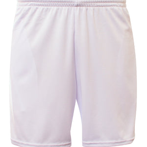 White A4 A4 Youth Flatback Mesh Short With Pocket