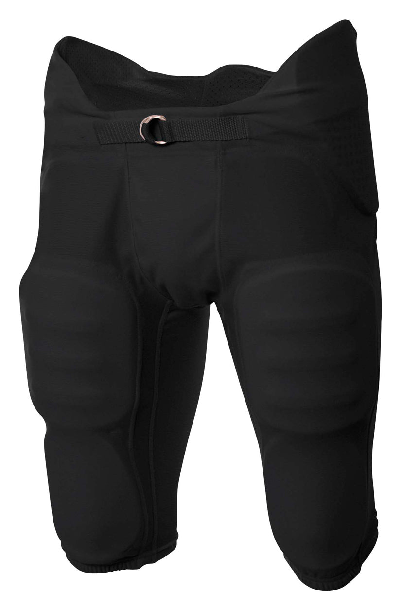 Black A4 Flyless Integrated Football Pant