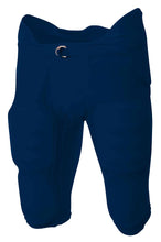 Navy A4 Flyless Integrated Football Pant