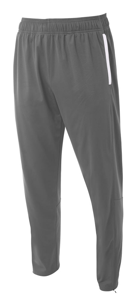 Graphite/white A4 A4 Youth League Warm Up Pant