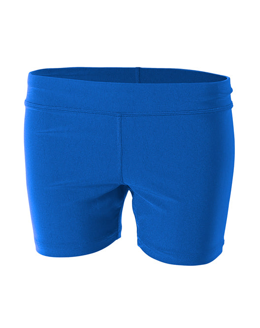Royal A4 A4 Girl's 4" Volleyball Short