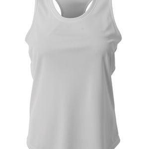 Silver A4 Athletic Racerback Tank