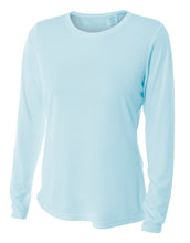 Pastel Blue A4 Long Sleeve Cooling Performance Crew