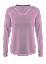 Pink A4 Surecolor Long Sleeve Cationic Tee