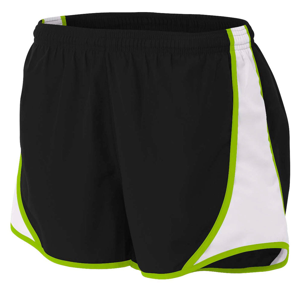 Black/lime A4 3" Speed Short