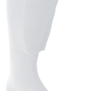 WHITE A4 Performance Soccer Sock